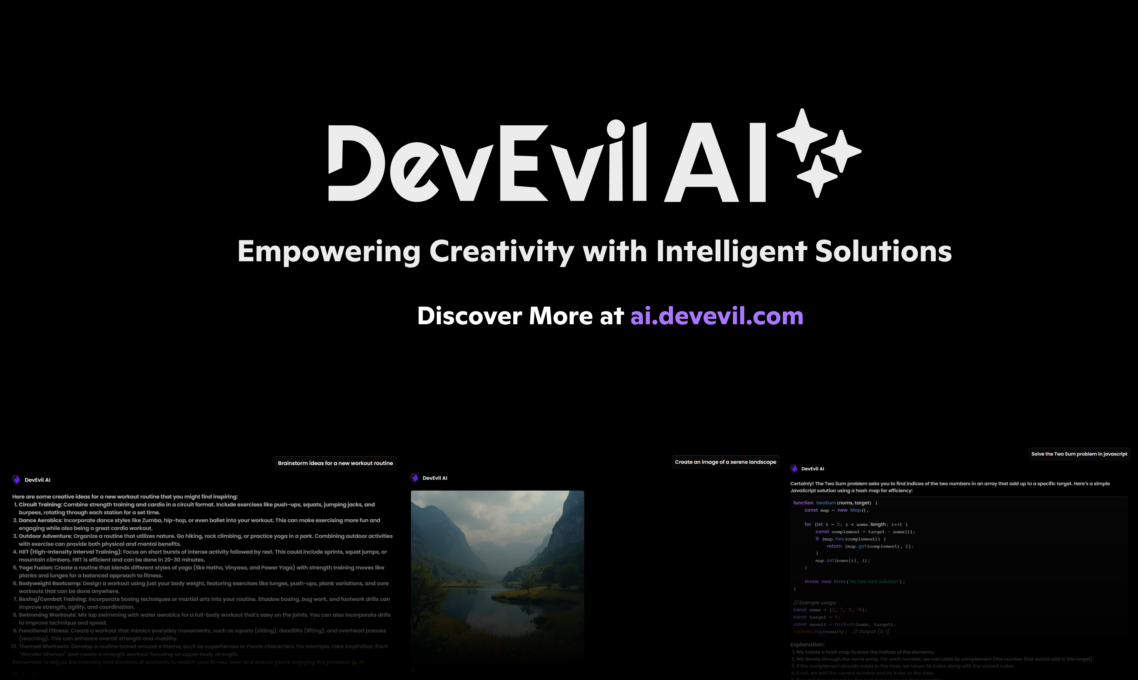 Introducing DevEvil AI: Your Ultimate AI Companion!